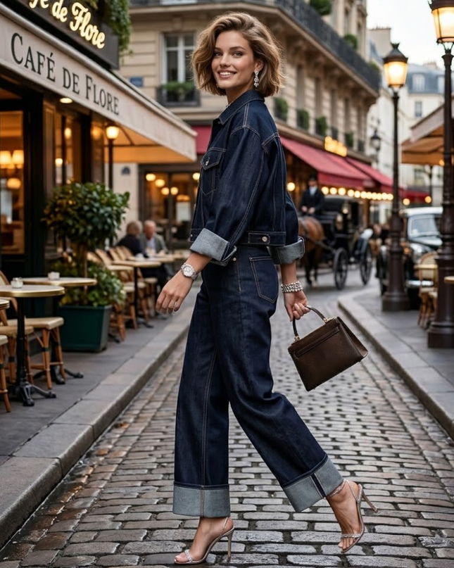 Damen Jacke & Hose Set Rue de Rivoli Paris