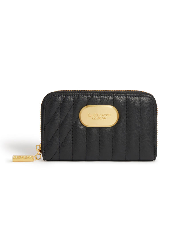 LaBante London | Kenia Vegan Zip-Around Wallet | Schwarz