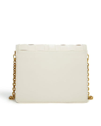 LaBante London | Daisy Shoulder & Crossbody Bag | Handgewebt | Weiss