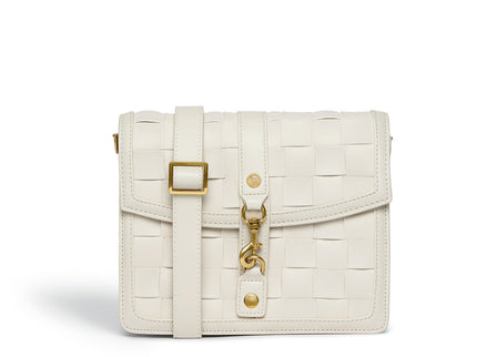 Daisy White Vegan Shoulder & Crossbody Bag