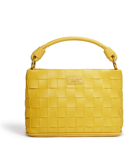 Bella Mustard Vegan Mini Crossbody Bag-2