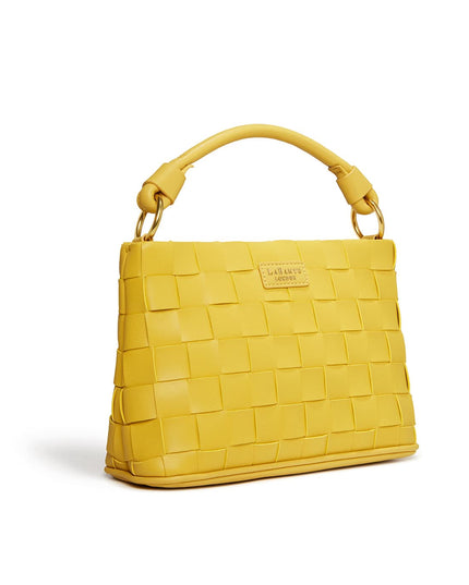 Bella Mustard Vegan Mini Crossbody Bag-0