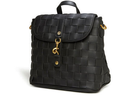 Rosie Black Mini Vegan Backpack