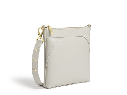 Raven Grey Vegan Crossbody Bag