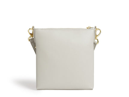 Raven Grey Vegan Crossbody Bag