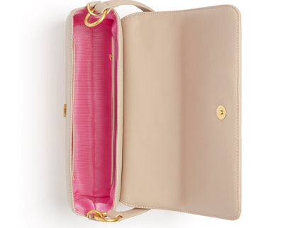 Aurora Crossbody Bag in Beige