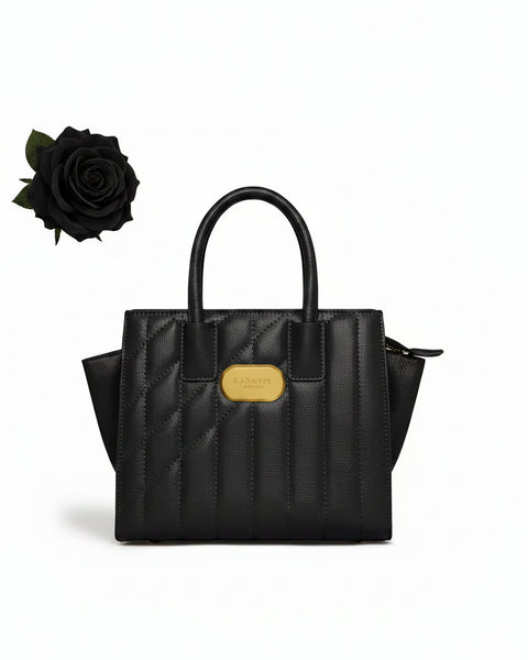 Mini Demi Tote Bag in Black-1