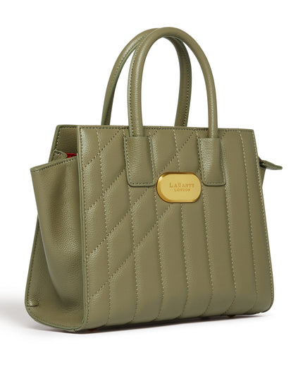Mini Demi Tote Bag in Green-2