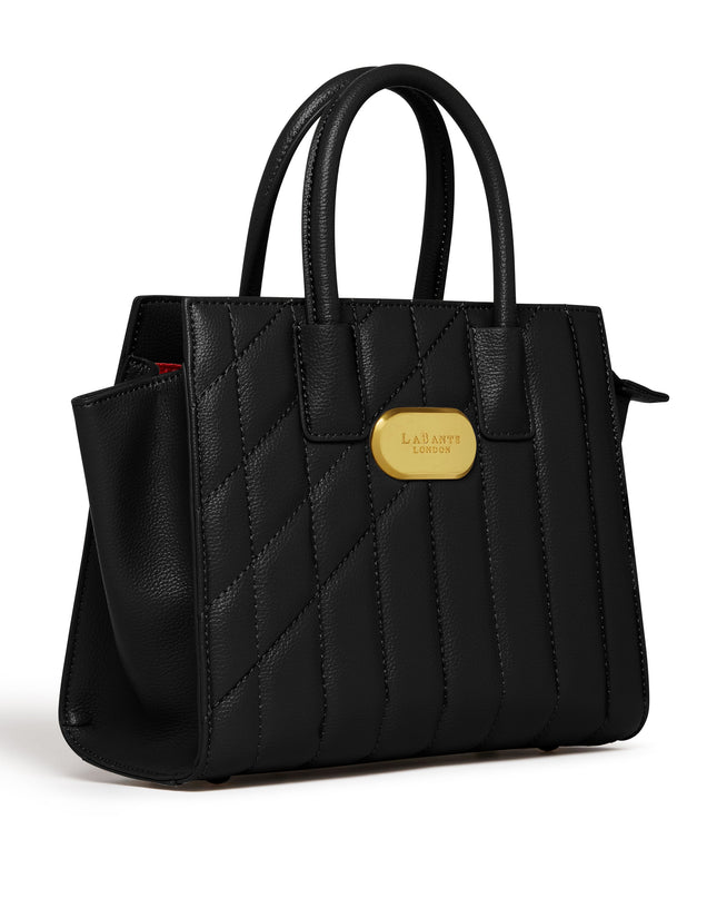 Mini Demi Tote Bag in Black-2