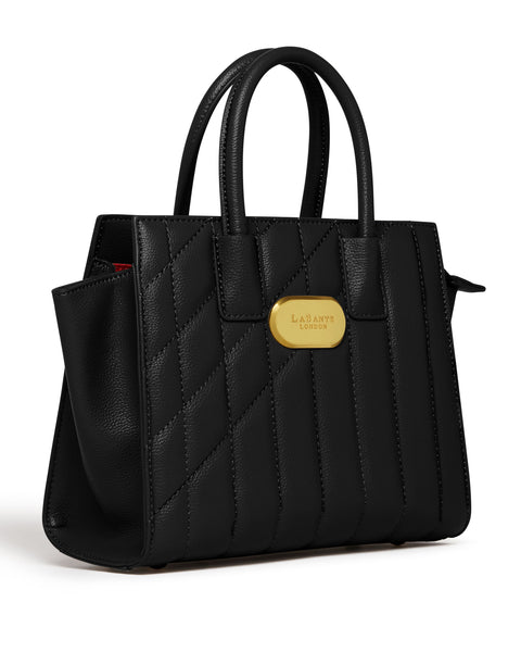 Mini Demi Tote Bag in Black-2