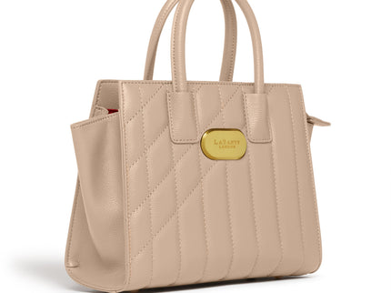 Mini Demi Tote Bag in Beige