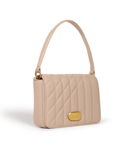 LaBante London | Iris Mini Shoulder Bag | Vegan | Beige