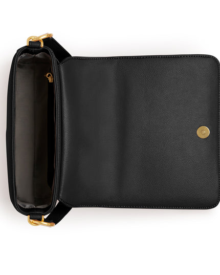 Iris Shoulder Bag in Black-4