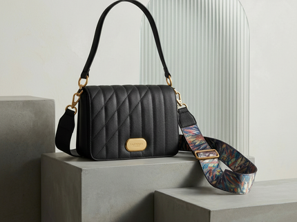 Iris Schultertasche in Schwarz – LaBante London