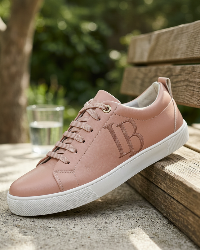 LaBante London Nude Apple Leder Sneakers für Damen