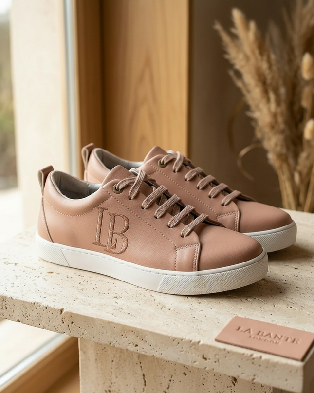 LaBante London Nude Apple Leder Sneakers für Damen