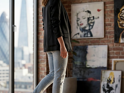 LaBante London White Apple Leather Sneakers
