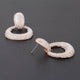 LINCOLN CENTER Bejeweled Hoop Drop Earrings: NYFW BYMANYC ® New York-1