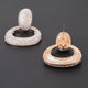 LINCOLN CENTER Bejeweled Hoop Drop Earrings: NYFW BYMANYC ® New York-2