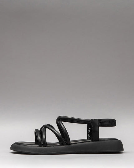 👡 L'ARTE MILANO – Damen Leder Sandalen | Black