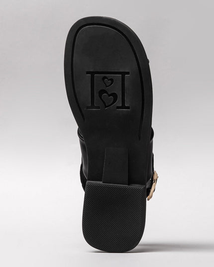 Damen Sandalen L'Arte Milano – Schwarz | Made in Italy