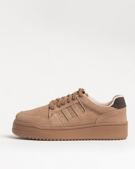 L'ARTE MILANO – Damen Leder Sneakers | Chestnut