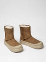 L'ARTE MILANO – Damen Leder Ankle Boots | Brown
