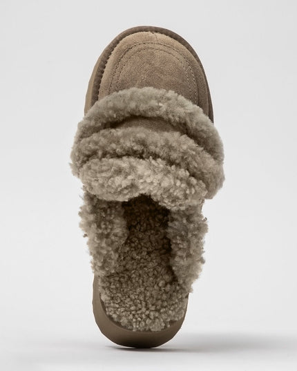 Damen Outdoor Schuhe L'Arte Milano – Braun | Wildleder & Wolle
