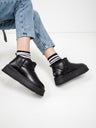 Damen Leder Stiefel mit Isolierung L'Arte Milano – Schwarz | Made in Italy
