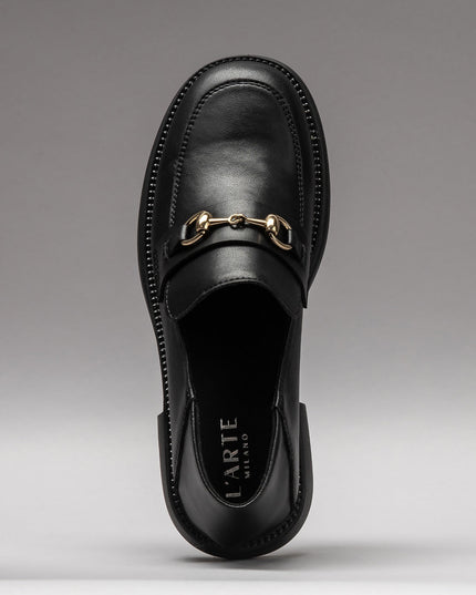 Damen Lederschuhe L'Arte Milano – Schwarz | Volleder | Made in Italy