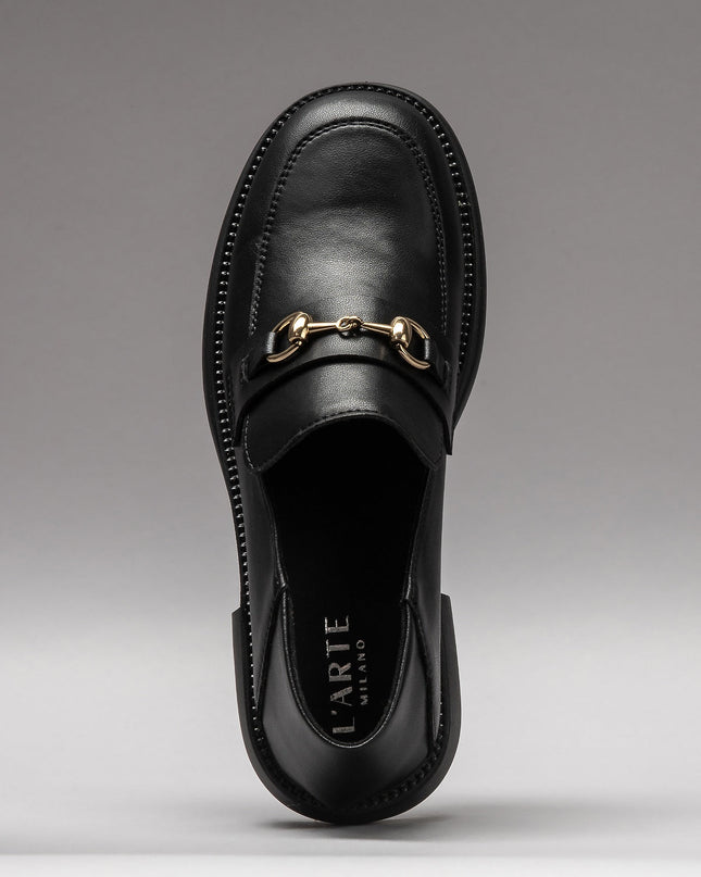 Damen Lederschuhe L'Arte Milano – Schwarz | Volleder | Made in Italy