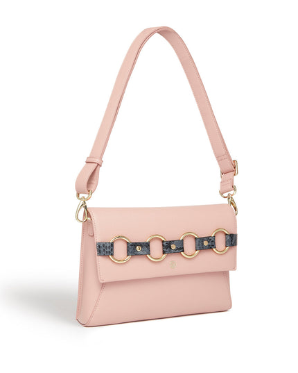 LaBante London | Alder Clutch & Crossbody Bag | Vegan | Nude
