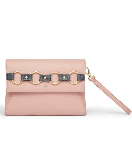 LaBante London | Alder Clutch & Crossbody Bag | Vegan | Nude