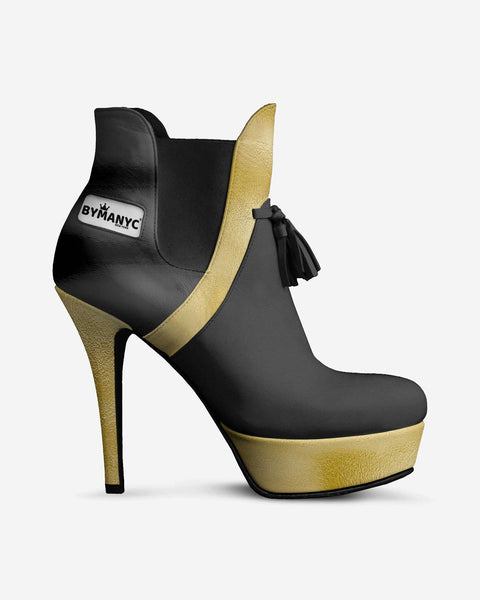 Limited Edition Vegan Over-the-Knee Boots BYMANYC® New York Skyline Black-0