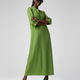 Long BRYANT Green Bow Dress Prêt-à-Porter BYMANYC ® New York-0