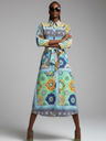 Langes NOLITA Blumenprint-Kleid Prêt-à-Porter