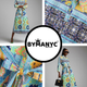 Long NOLITA Floral Print Dress Prêt-à-Porter BYMANYC ® New York-3