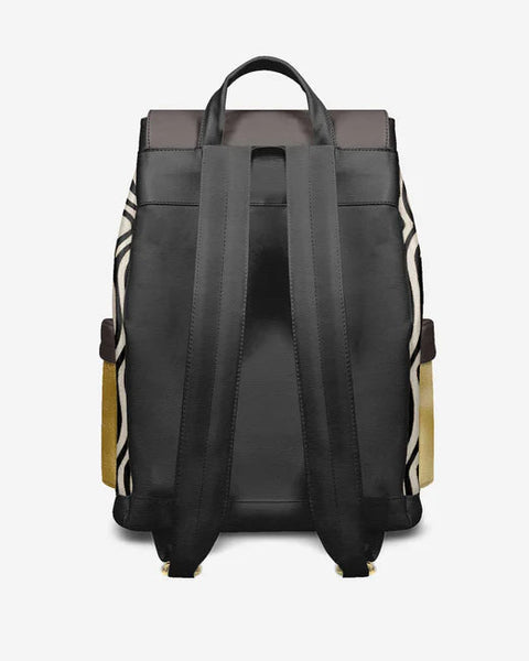 Luxury Vegan Backpack GOLD SAFARI – BYMANYC ® New York Made in Italy
