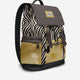 Luxury Vegan Backpack GOLD SAFARI – BYMANYC ® New York Made in Italy-0