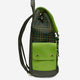 Luxury Vegan Backpack TARTAN GREEN EDGE – BYMANYC ® New York-3