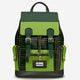 Luxury Vegan Backpack TARTAN GREEN EDGE – BYMANYC ® New York-0