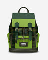 Luxuriöser Veganer Rucksack TARTAN GREEN EDGE – BYMANYC ® New York