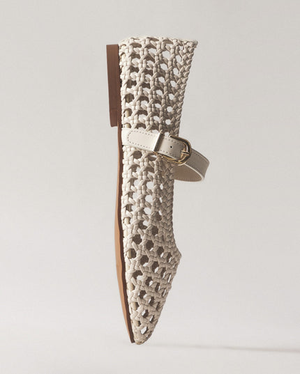 L'ARTE MILANO – Damen Leder Ballerinas | Beige