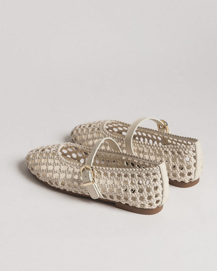 L'ARTE MILANO – Damen Leder Ballerinas | Beige