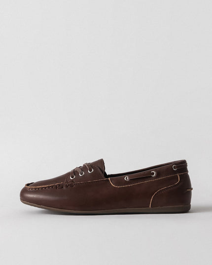 Damen Leder Mokassins L'Arte Milano – Braun