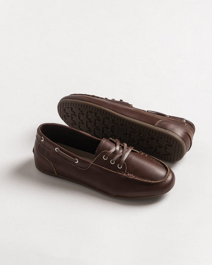 Damen Leder Mokassins L'Arte Milano – Braun
