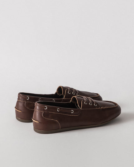 Damen Leder Mokassins L'Arte Milano – Braun
