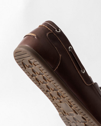 Damen Leder Mokassins L'Arte Milano – Braun