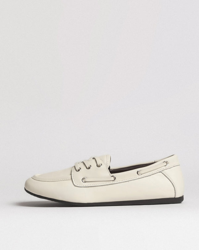 Damen Leder Mokassins L'Arte Milano – Creme