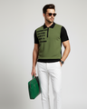 MIDTOWN Kaschmir-Polo | Olivgrün